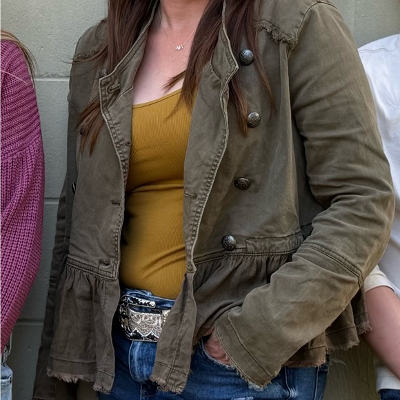 Free People Military Jacket - Picture 3 of 4